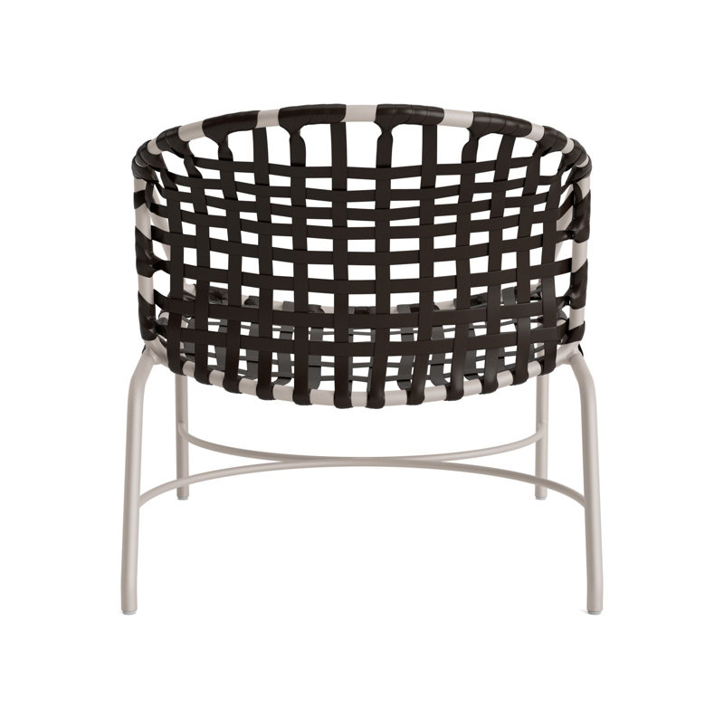 Kantan Outdoor Lounge Chair, Dove Smooth/Coffee