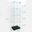 Accent Cabinet, Tempered Glass Top Display Cabinet, Wine Cabinet, Storage Cabinet With Bluetooth Led Light Strip-992707658