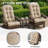 Outdoor 20‘’ in W X 20‘’ in D X 4‘’ in H Adirondack Chair Seat / Back Cushion Set (Set of 2)-636069445-642083491