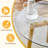 5-Piece Round Glass Dining Table Sets-271265822-271265809