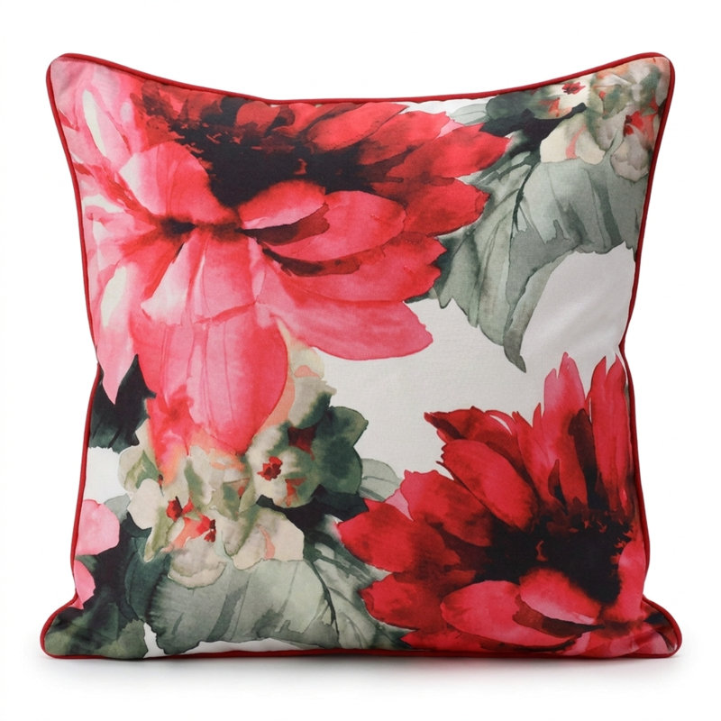 Roi Floral Throw Pillow