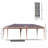 10X19.2FT Pop Up Gazebo, For Party Use With Carry Bag (Coffee)-123218926