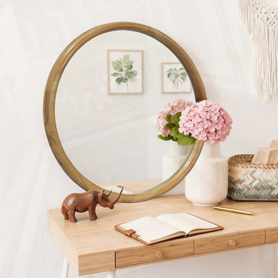 Miroir mural rond
