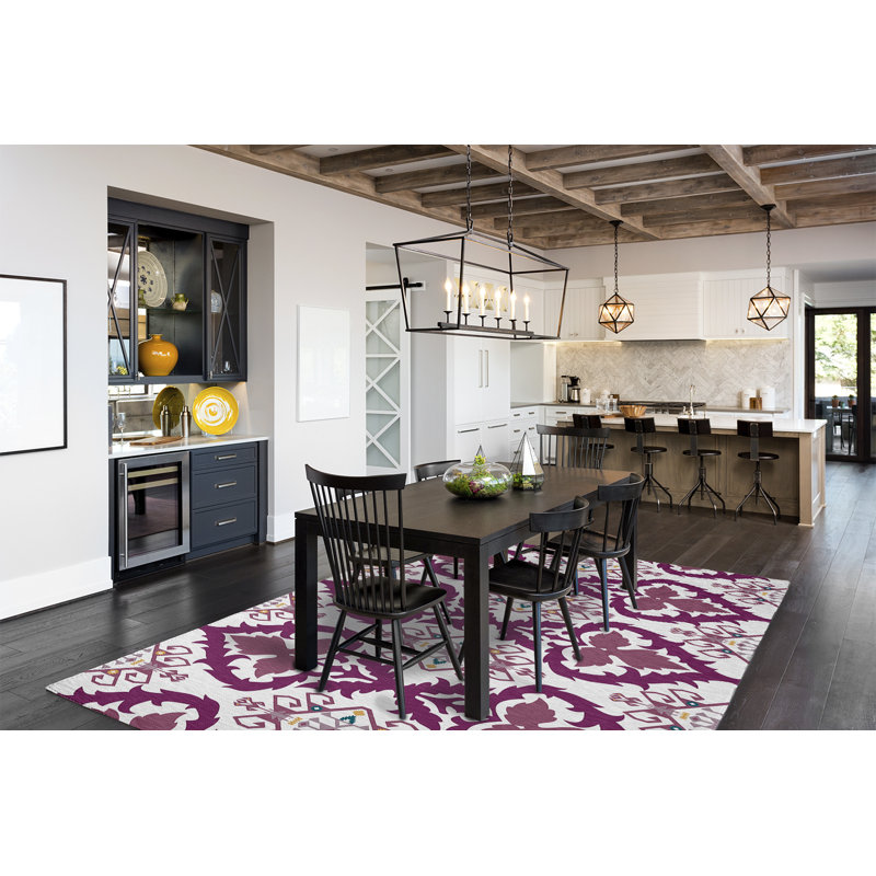 Chenille Ikat Indoor Rug, Rectangle 8' x 10'