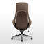 Bureau à hauteur réglable et ensemble de chaises en cuir Serene Ella pour bureau à domicile