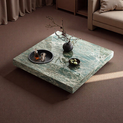 Table basse en ardoise avec tiroir et plateau Minimalisme