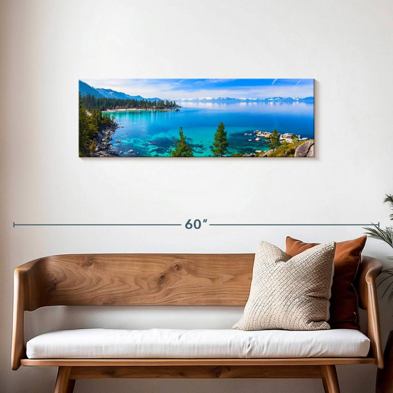 Sur toile, H 14 po x l 42 po x P 1,25 po