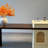 Retractable center island table-113401211