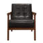 Chaise d'appoint rembourrée capitonnée avec capitonnage à boutons Mid-Century Modern Furniture-16315096