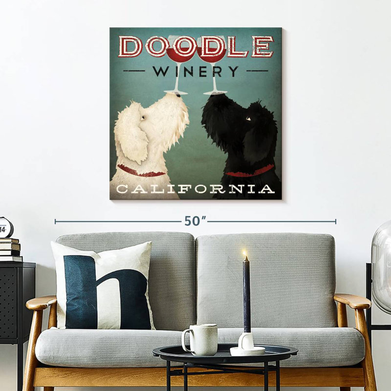 Tergel Doodle Wine, 30" H x 30" W