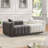 87.4'' Premium Velvet Sofa 3Seater Loveseat, Modern Bubble Upholstered Couch With Metal Base Legs And 2 Pillows For Living Room, Bedroom.