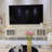 Space-saving design Solid wood TV stand,