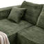 Canapé modulaire en L de 92,5 po pour canapé modulaire en L avec siège profond et sans compression avec méridienne sans assemblage requis - gris-673405027-673405030
