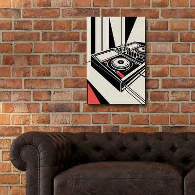 Art mural en verre Ivy Bronx «Bauhaus Dj Mixer» par Andreas Magnusson