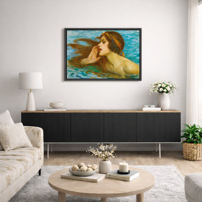«Impressionnistes dames avec parasols», art de scène de jardin, photos de salon de campagne française, impression sur toile encadrée sur toile.