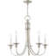 Lustre classique à 5 lumières de style bougie Plutarco
