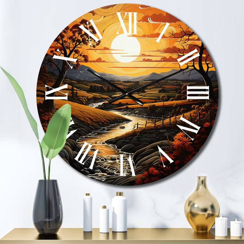 Horloge murale Sharene, Moyenne