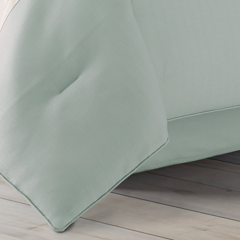 Water's Edge Comforter Set, Spa, Queen Comforter + 3 Additional Pieces