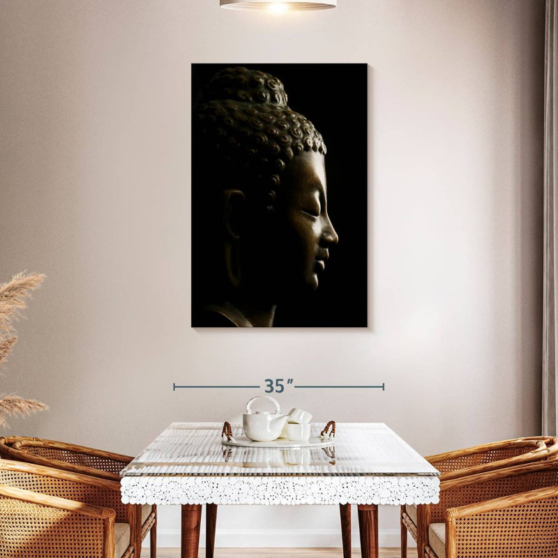 Adella Silhouetted Buddha, 45" H x 30" W