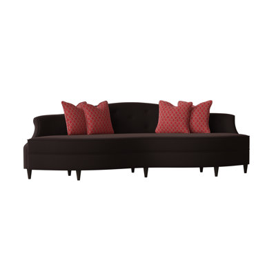 Tinsley 105" Armless Curved Sofa