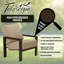 Leeward Marine Grade Polymer Deep Seating Cushion Arm Chair with Hidden Motion-501815600-501815571