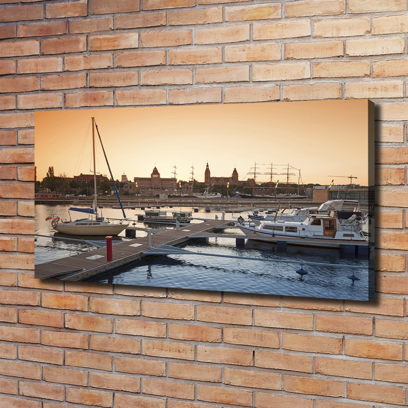 Szczecin Poland - Wrapped Canvas Print