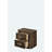 Elettra Rustic Walnut Finish Nightstand