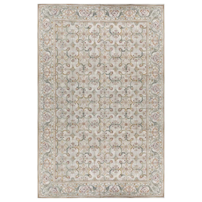 ASRS6049TBEIV Handmade Wool Area Rug, Rectangle 3' x 5'