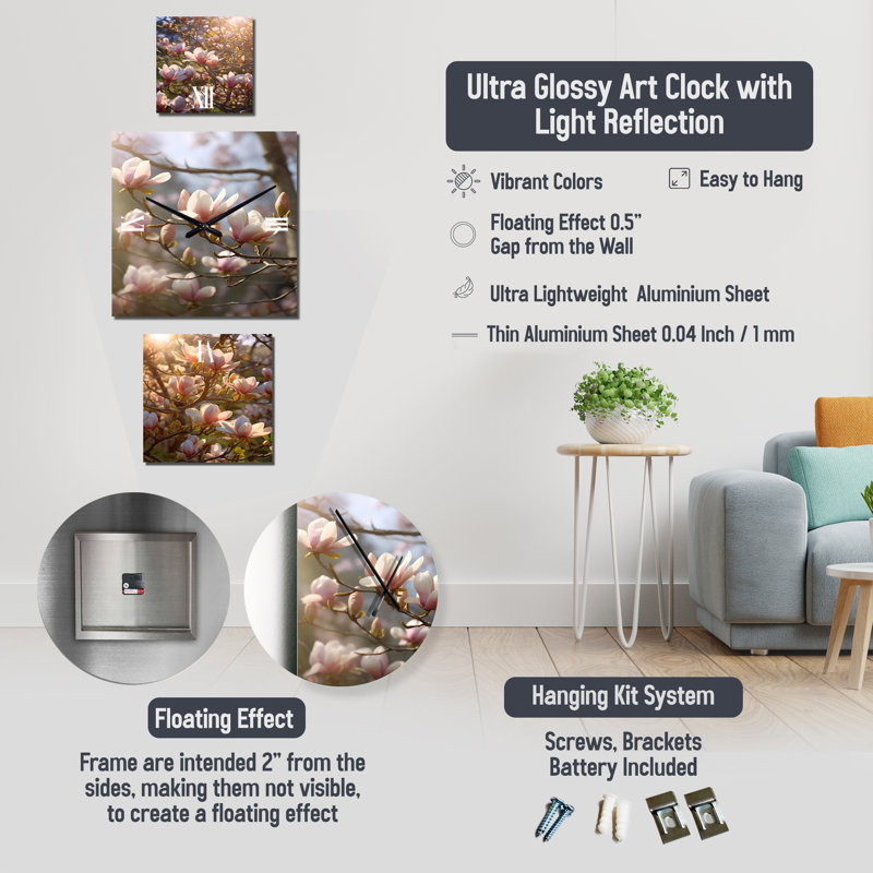 Dunmall Metal Wall Clock