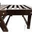 Lit de jour d'extérieur extensible avec coussins de siège confortables - Idéal pour les loisirs, le bois franc brun et gris utilise de l'eau et des oreillers,