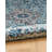 Emanuel Traditional Machine Woven Flatweave Light Blue and Blue Area Rug with Non Skid Backing -2059912802