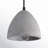 Zac 1 - Light Concrete Dome Pendant