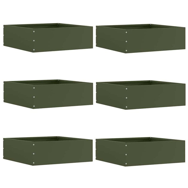 Steel Hardware, 13cm H x 40cm W, Olive Green
