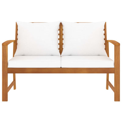 Ashlar Solid Wood Outdoor Bench