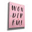 «Colorful Bold Words 1» par Laura Marshall, art mural sur toile-102878675