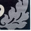 Tapis floral noir / gris-16339828