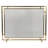 Gatsby Mesh Fireplace Screen - Single Panel, Steel Frame-91366771