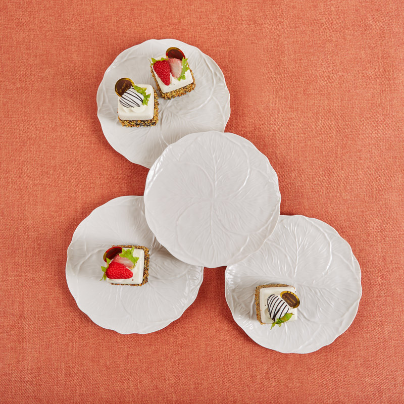 CABBAGE LEAF PLATES SET OF 4
