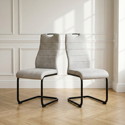Cantilever Chair in Grey
