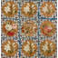 Antique Needlepoint English Flat Weave Rug
