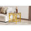 Table d'appoint 19,7 po Modern Gold-618122118