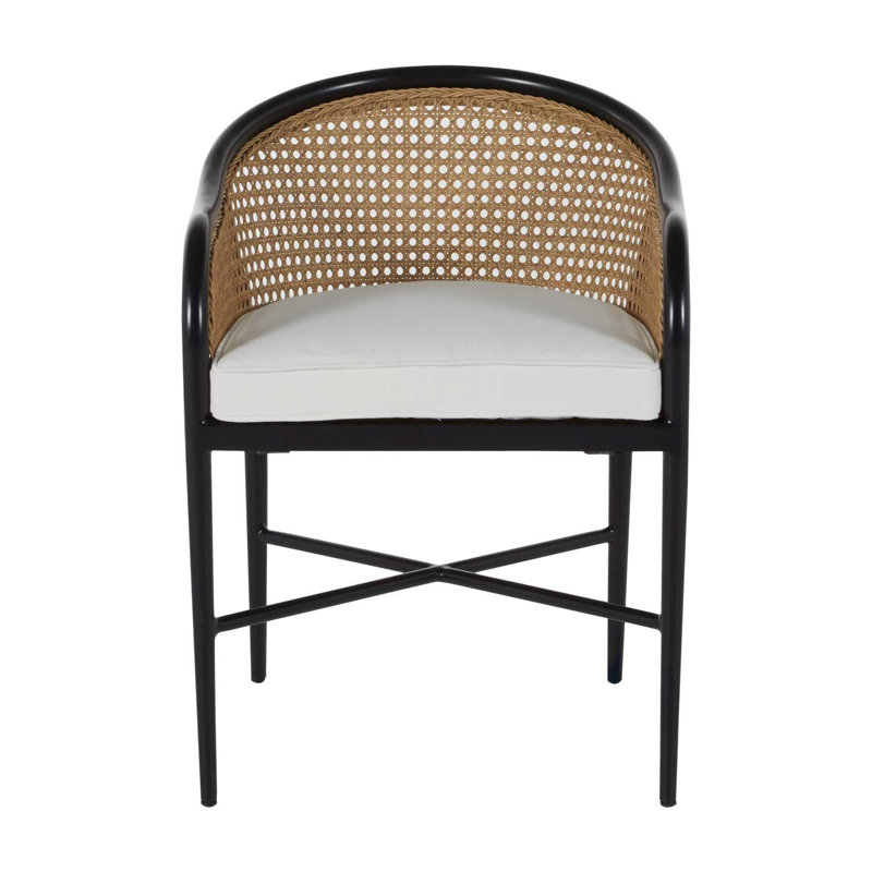 Havana Arm Chair, Welt, Black, Canvas Sand