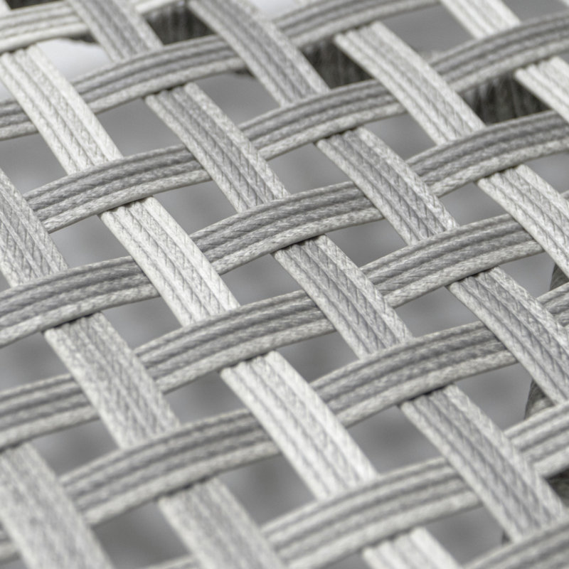 Ensemble de meubles de patio 7 pièces en osier, Gris, Brun