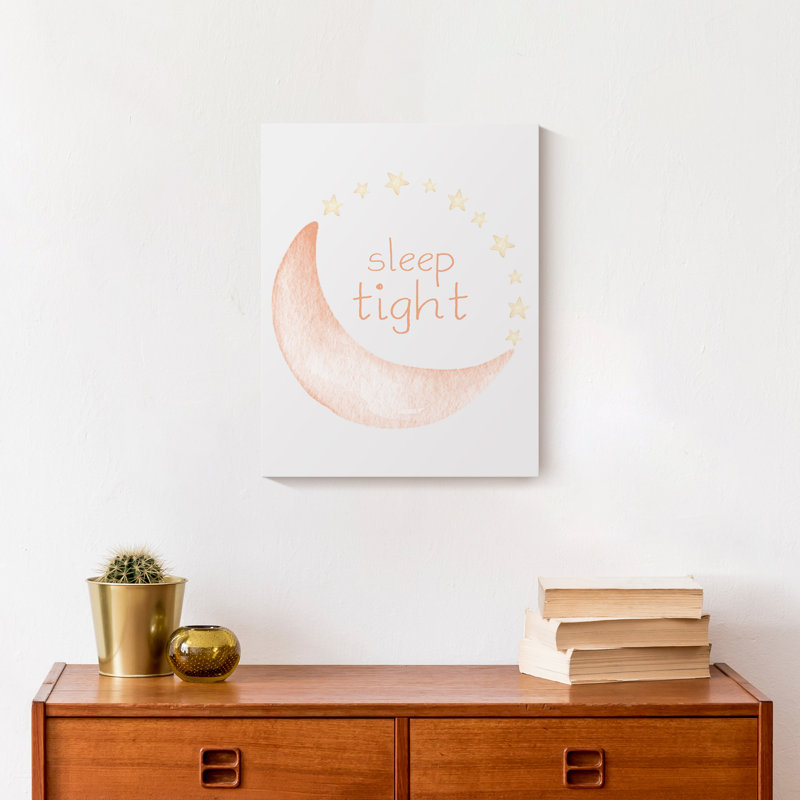 «Sleep Tight Stars», art sur toile, H 14 po x l 11 po x P 1,25 po