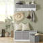 Anson Polyester Upholstered Storage Bench