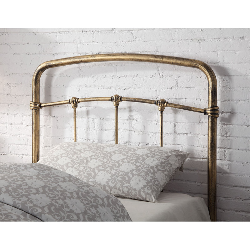 Alto Metal Bed, Single (3'), Antique Bronze