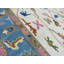 Tapis oriental turc Oushak coloré noué à la main 8 pi 11 po x 12 pi 2 po 93F82E2CC6654C70BB707AAAD4E2BC54