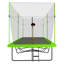 Trampoline rectangulaire avec tubes en acier galvanisé thermolaqué avec système de panier de basketball