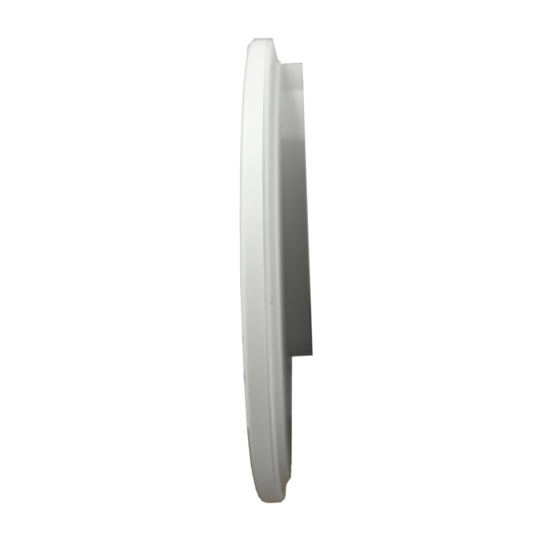 QXA812WRH Wall Clock, White, White