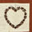 Roses and Beads Heart Wreath